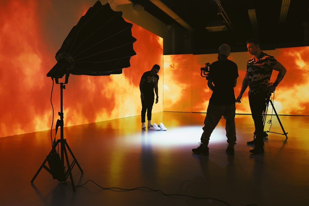 sunlight on film set