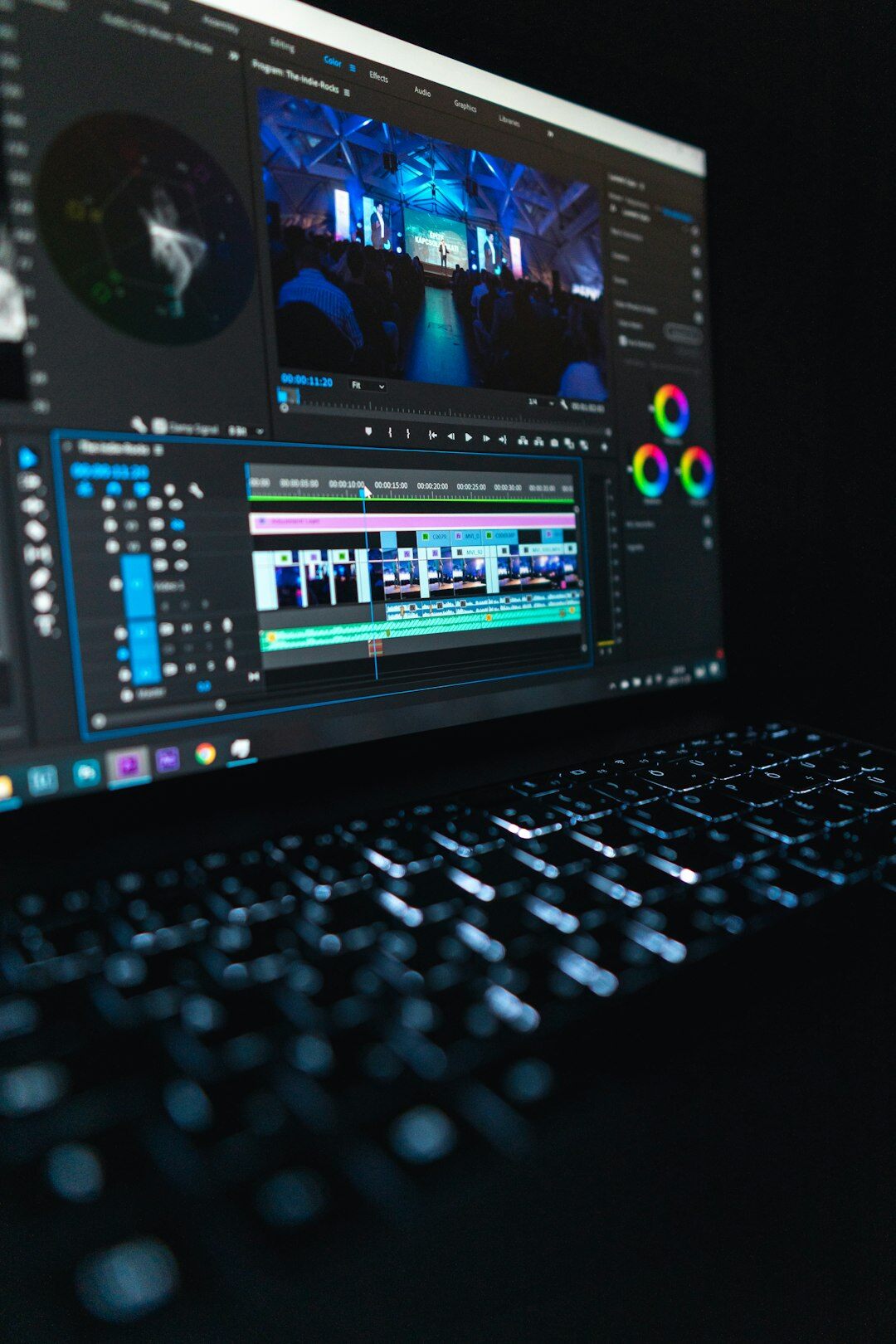 color grading in video editing